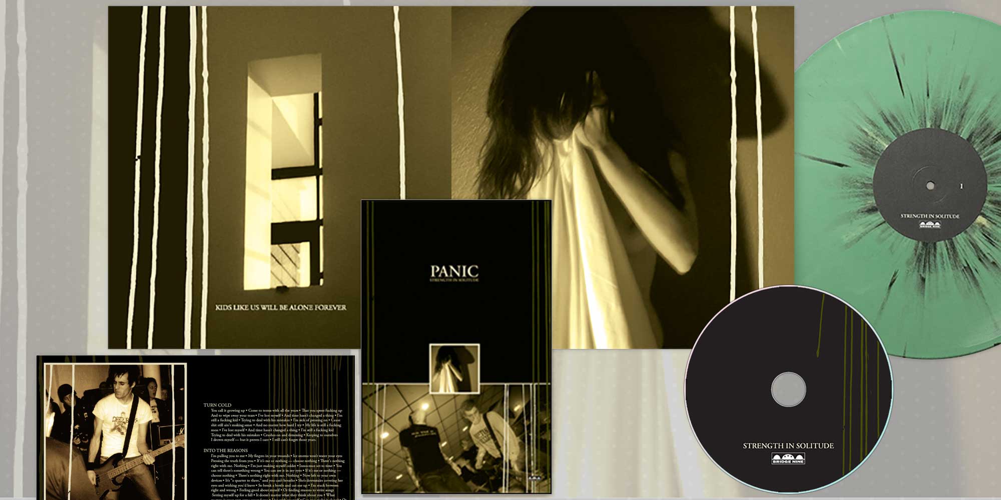 Panic – Strength in Solitude LP and CD packaging